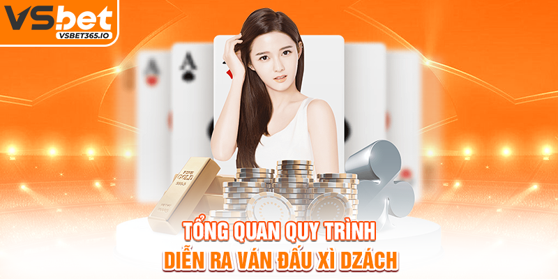 Tổng quan quy trình diễn ra ván đấu Xì Dzách